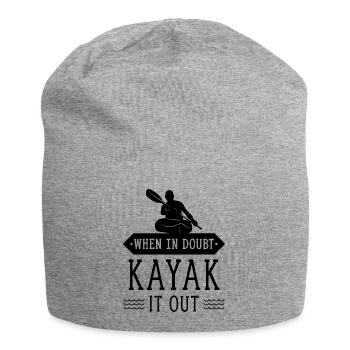 Kayak Wassersport Kajak Kajakfahrer Kajakfahren - Bonnet en jersey - gris chiné - Devant