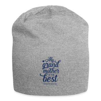 Ma grand-mère est la grand-mère grand-mère - Bonnet en jersey - gris chiné - Devant