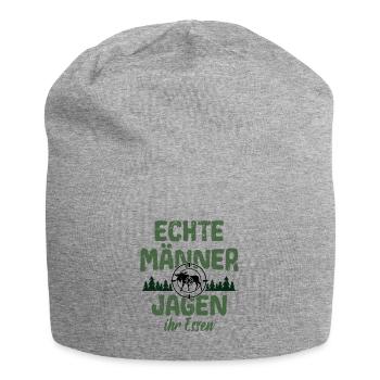 Jäger Jäger Jagd - Jersey-Beanie - Grau meliert - Vorne