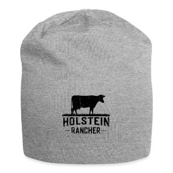 Holstein Rancher Holstein Cow - Jersey Beanie - heather grey - Front