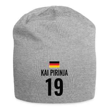 Fußball Sauf Trikot Deutschland Mallorca Gruppen - Jersey-Beanie - Grau meliert - Vorne