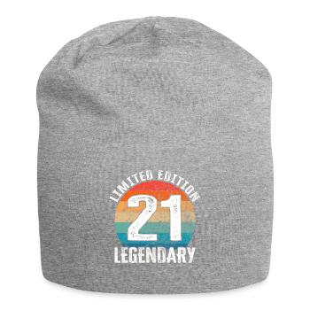 Happy Birthday - 21. Geburtstag Limited Edition - Jersey-Beanie - Grau meliert - Vorne