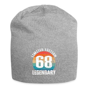 Happy Birthday - 68th Birthday Limited Edition - Jersey Beanie - heather grey - Front