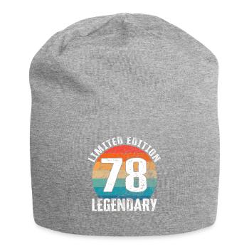 Happy Birthday - 78th Birthday Limited Edition - Jersey Beanie - heather grey - Front