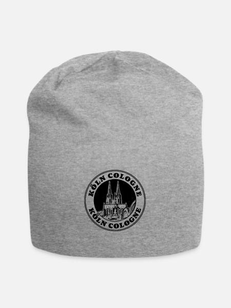 Cologne City Kölner Dom Stadt Köln Deutschland - Jersey-Beanie - Grau meliert
