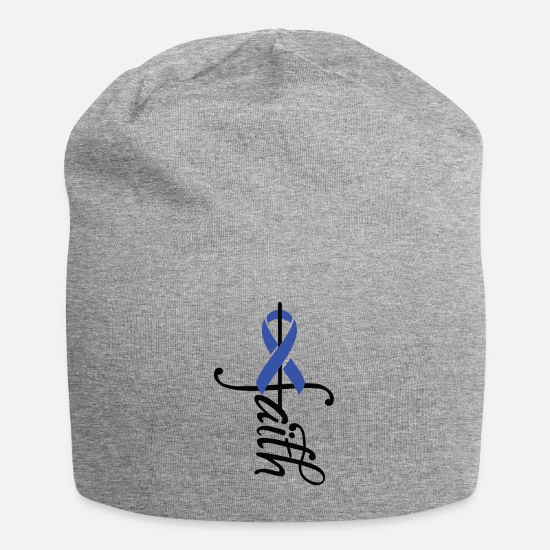 Nastro SLA Consapevolezza del cancro - Beanie in jersey - grigio melange