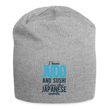 Japanischer Kampfsport Judo - Jersey-Beanie - Grau meliert - Vorne