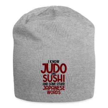 Japanischer Kampfsport Judo - Jersey-Beanie - Grau meliert - Vorne