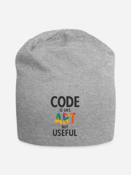 Software Ingenieur Informatiker Programmierer - Jersey-Beanie - Grau meliert