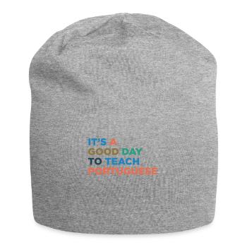 Unterrichten Sie Den Portugiesischen Lehrer - Jersey-Beanie - Grau meliert - Vorne