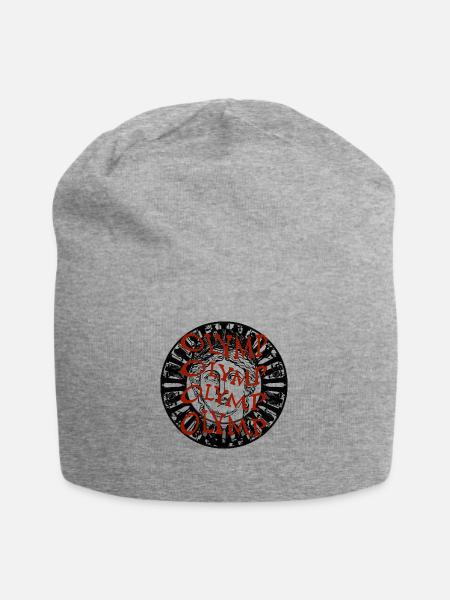 Olymp - Jersey-Beanie - Grau meliert