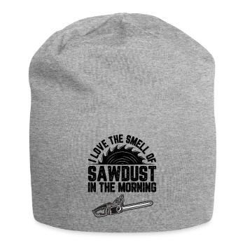 I Love the Smell of Sawdust funny Saw Quotes - Jersey-Beanie - Grau meliert - Vorne