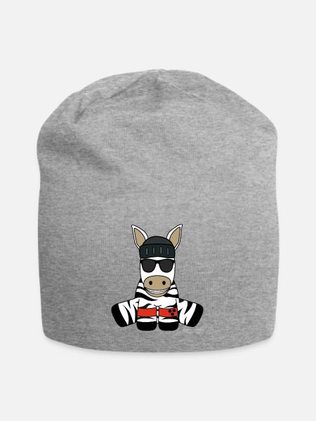 Blind Zebra - Jersey-Beanie - Grau meliert