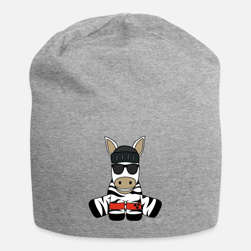 Blind Zebra - Jersey-Beanie - Grau meliert