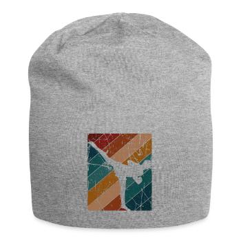 Kickboxing - Jersey-Beanie - Grau meliert - Vorne