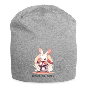 Drôle Arts Martiaux Lapin MMA Kawaii Arts Martiaux - Bonnet en jersey - gris chiné - Devant
