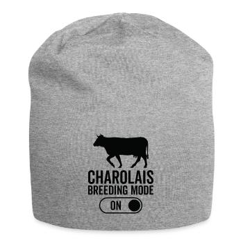 Mode d’élevage de vaches activé - Charolais - Bonnet en jersey - gris chiné - Devant
