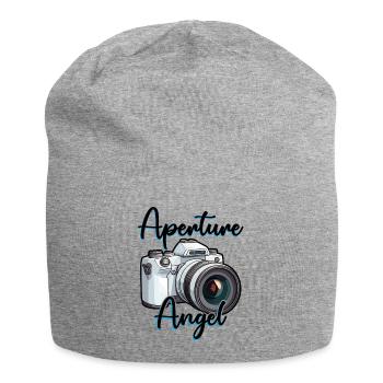 Aperture Angel - Funny Photography - Jersey Beanie - heather grey - Front
