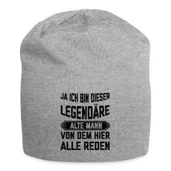 Ich bin dieser Legendäre Alte Mann lustiger Spruch - Jersey-Beanie - Grau meliert - Vorne
