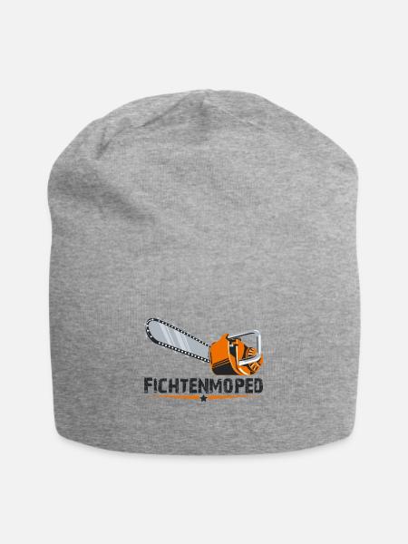 Kettensäge Motorsäge Holzfäller Wald Forstwirt - Jersey-Beanie - Grau meliert