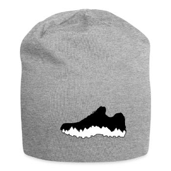 Trail Running, Laufen, Wandern - Jersey-Beanie - Grau meliert - Vorne