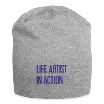 Artists of life in action - Jersey Beanie - heather grey - Front