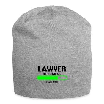 Lawyer in progress justice lawyer profession gift - Jersey Beanie - heather grey - Front
