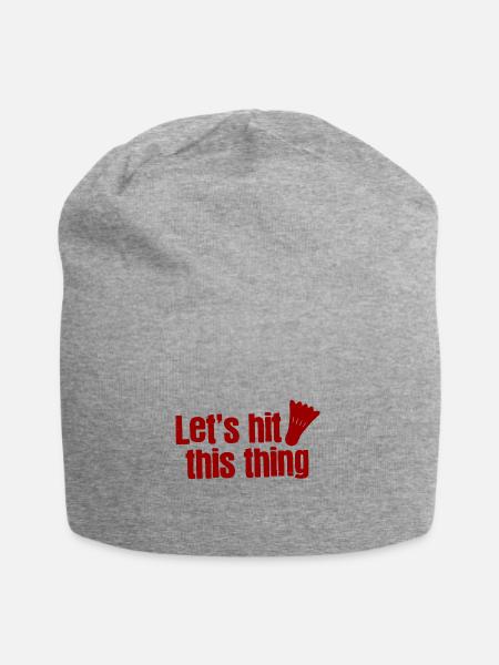Badminton - Jersey-Beanie - Grau meliert