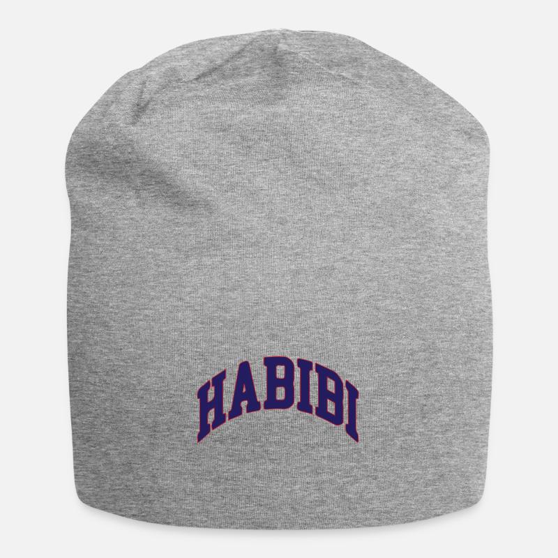 Habibi - Jersey-Beanie - Grau meliert