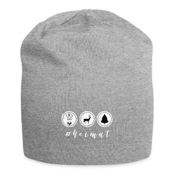 #HEIMAT - Jersey-Beanie - Grau meliert - Vorne