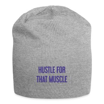 Se démener pour ce muscle - Bonnet en jersey - gris chiné - Devant