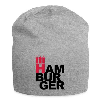 Manteau HAMBURGER 2c Hambourg des bras - Bonnet en jersey - gris chiné - Devant