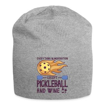 Pickleball und Wein für Pickle Ball, Was That out - Jersey-Beanie - Grau meliert - Vorne