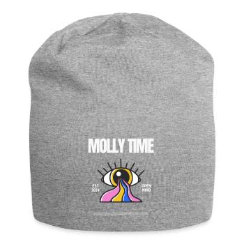 Molly Time Open-Mind Festival Rave Trippy Techno - Jersey-Beanie - Grau meliert - Vorne