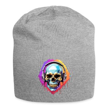 Headphones - Jersey Beanie - heather grey - Front