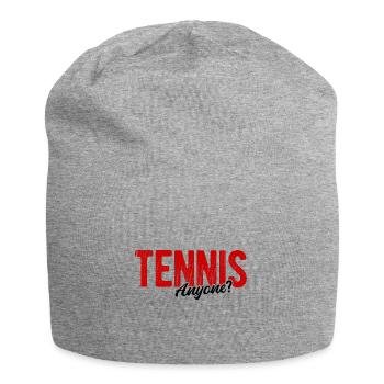 Tennisplatz Spruch Für Tennis - Jersey-Beanie - Grau meliert - Vorne