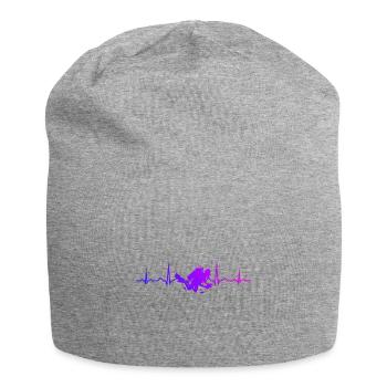 Diver Scuba Diver Men's Scuba Diving - Jersey Beanie - heather grey - Front