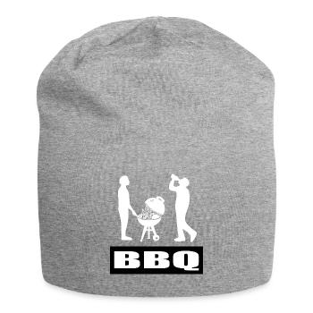 BBQ - Jersey-Beanie - Grau meliert - Vorne