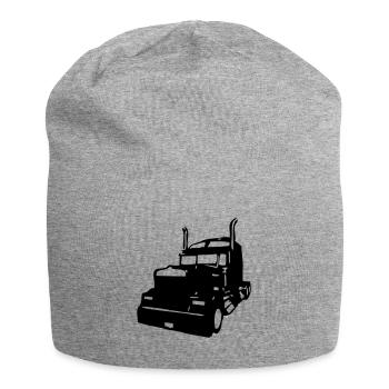 amerikanischer LKW - Jersey-Beanie - Grau meliert - Vorne