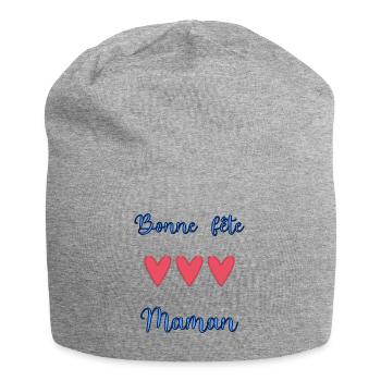 BONNE FÊTE MAMAN. MAMAN. FÊTE DES MÈRES - Bonnet en jersey - gris chiné - Devant