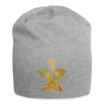 Pignon pour chevaux E 95 Y - Bonnet en jersey - gris chiné - Devant