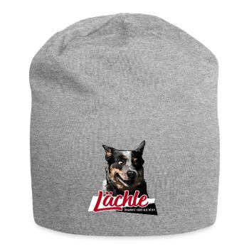 Chien de bétail australien Sourire chien disant - Bonnet en jersey - gris chiné - Devant