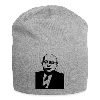 Theodor W. Adorno - Jersey Beanie - heather grey - Front