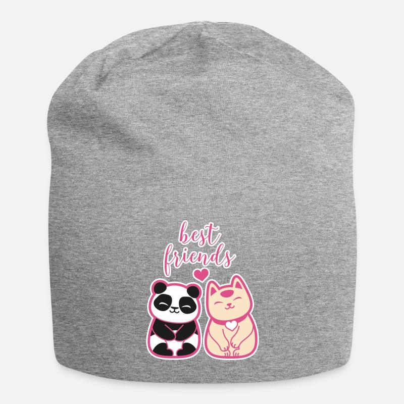Neko Nakamura Freunde - Jersey-Beanie - Grau meliert