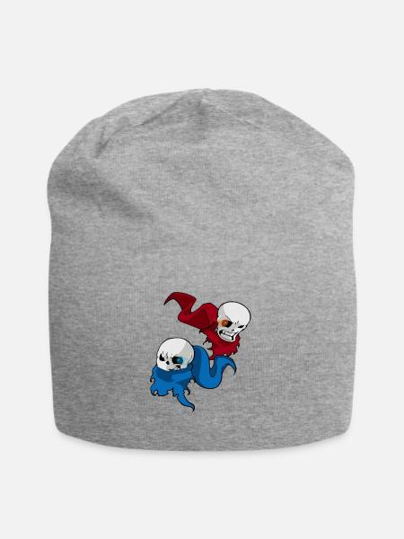 San / Papyrus - Jersey-Beanie - Grau meliert