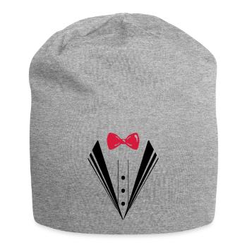 anzug 2c - Jersey-Beanie - Grau meliert - Vorne