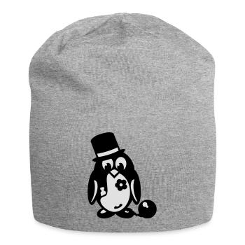 baccalauréat pingouin - Bonnet en jersey - gris chiné - Devant
