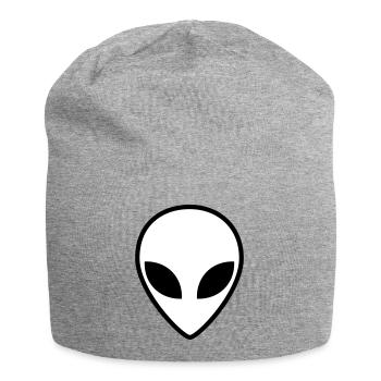 Alien - Jersey-Beanie - Grau meliert - Vorne