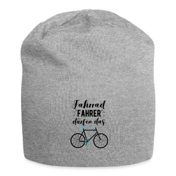 Bicycle riders are allowed to use the - Jersey Beanie - heather grey - Front
