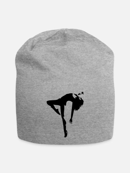 taenzer_5 - Jersey-Beanie - Grau meliert